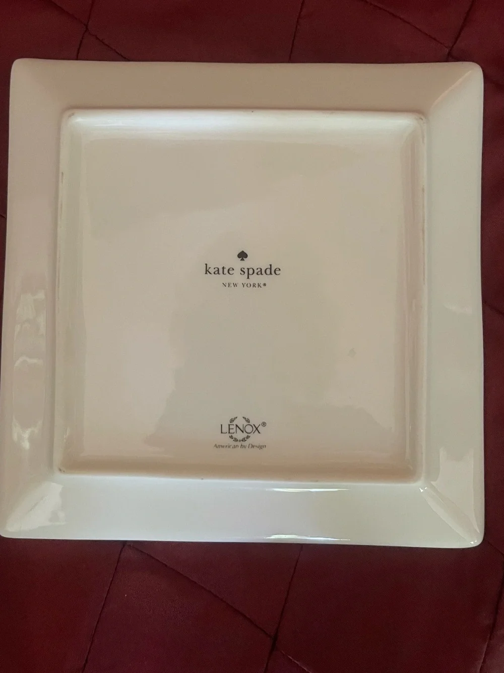 kate spade Red & White 'Be Dazzling'  Decorative Trinket Tray